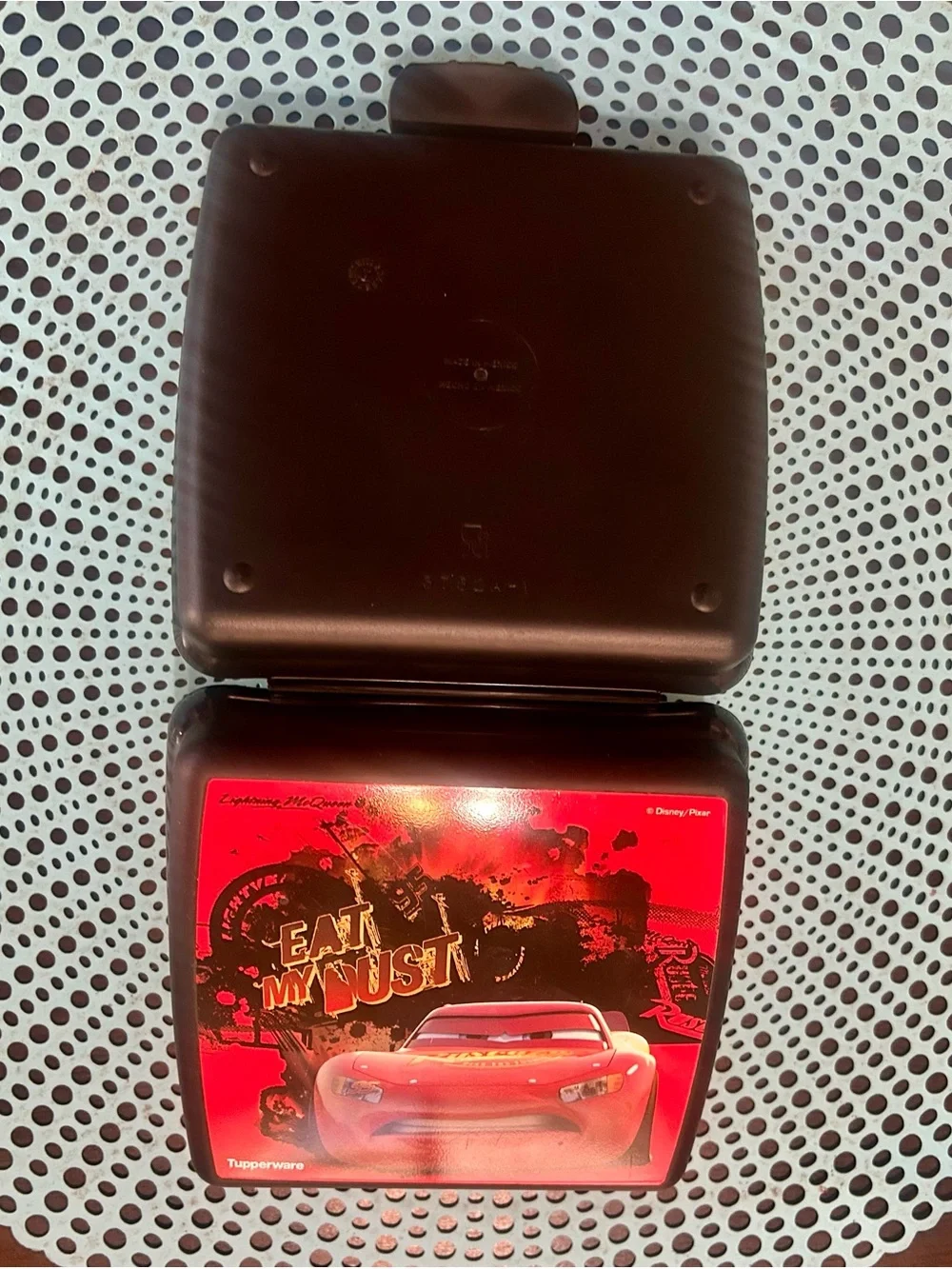 Disney Pixar Cars Lightning McQueen Tupperware Sandwich Keeper / Lunch container